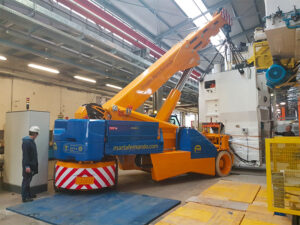 movimentazione macchinario industriale