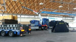 posizionamento pressa