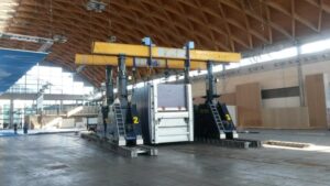 posizionamento pressa